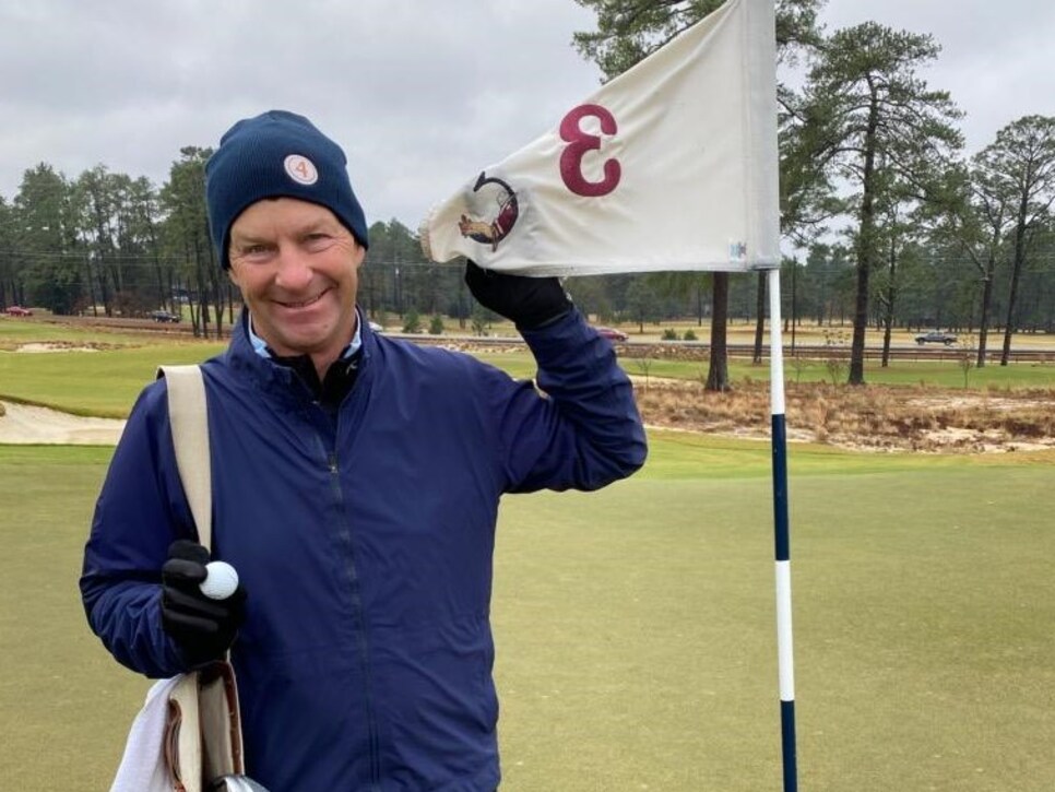 Golfcourse architect pulls off rare holeinone feat on his own design